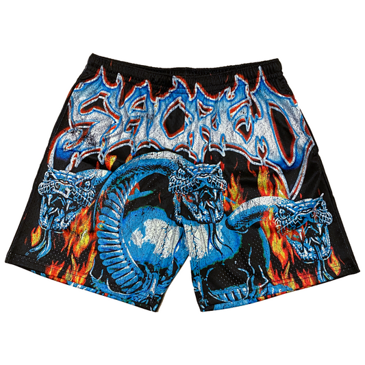 Serpent Mesh Shorts