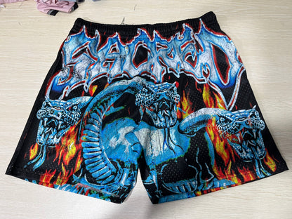 Serpent Mesh Shorts