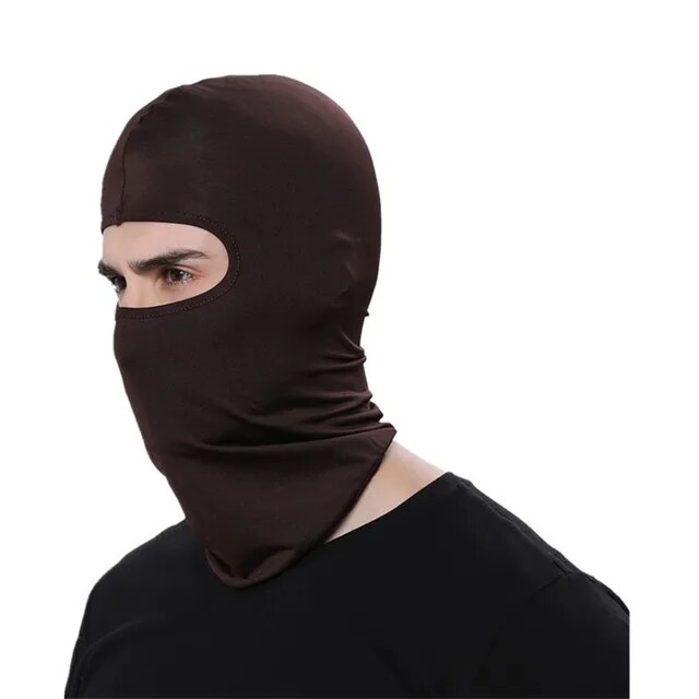 SACRED- Reflective Arabic Logo Balaclava (Black)