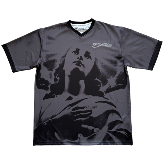 Pray for Us Jersey (Black/Gray)