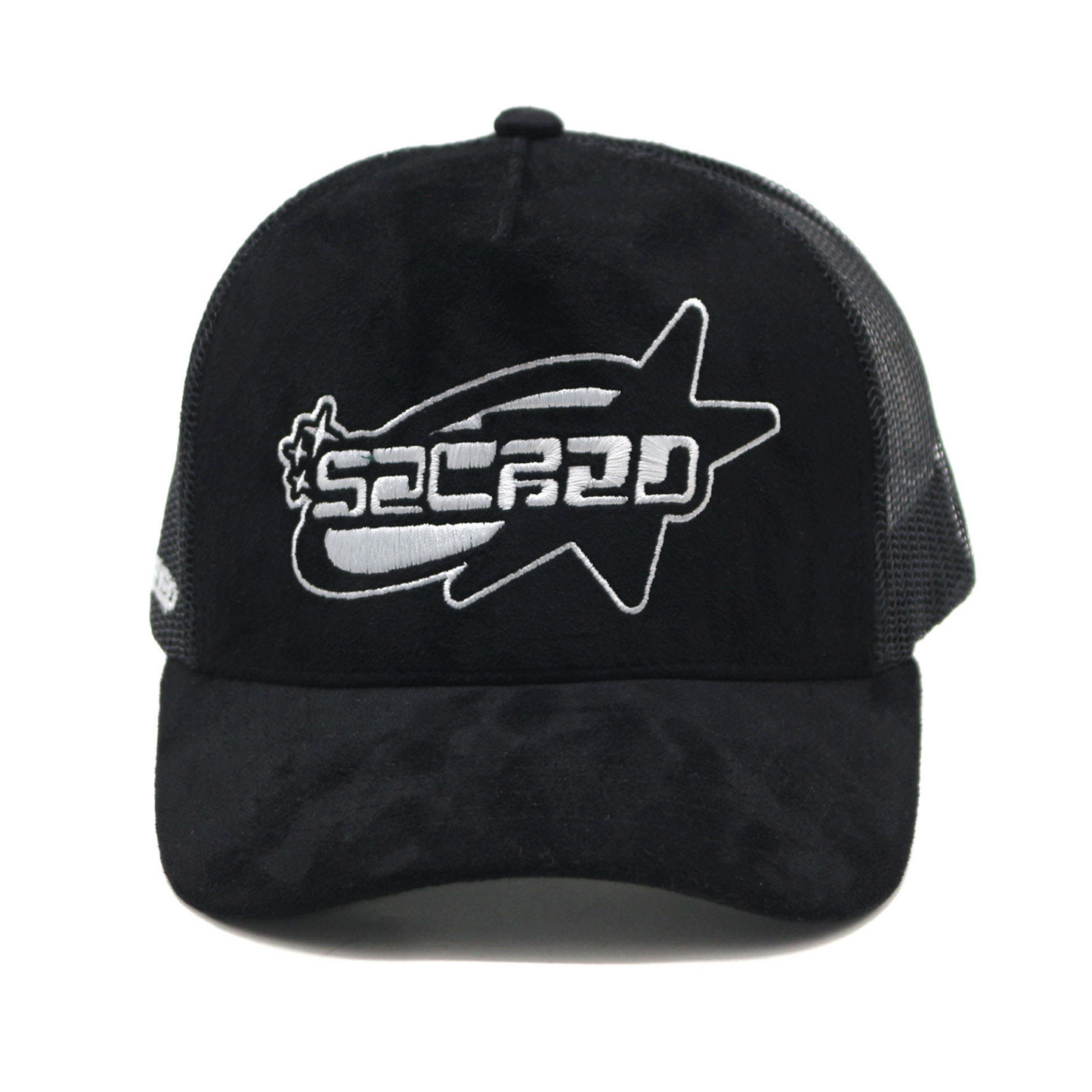 Suede Star Logo Hat (Black)