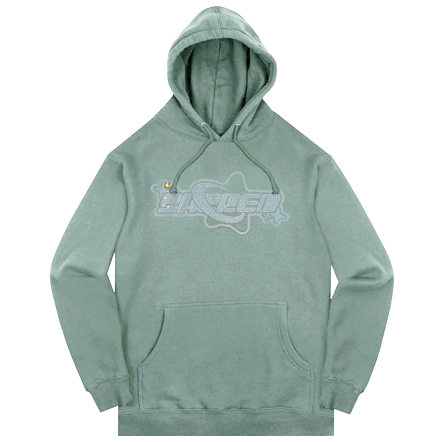 Rhinestone Superstar Logo Pullover (Pistachio)