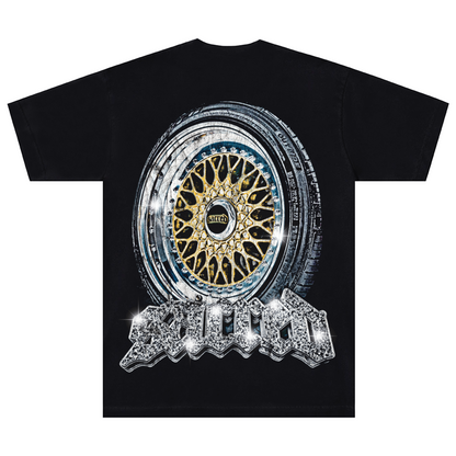 Deep Dish Rim Tee (Black)