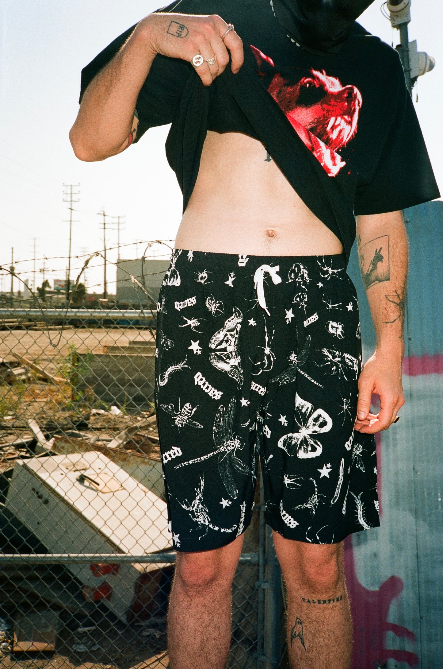 SACRED- Insect Shorts (Black)