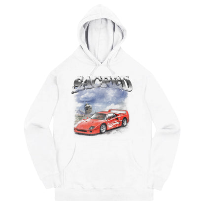 SACRED- F40 Hoodie (White)