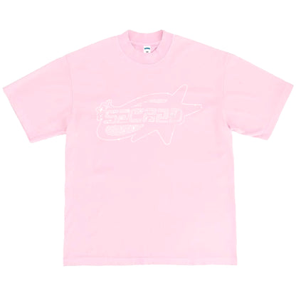 Rhinestone Star Logo Tee (Pink)