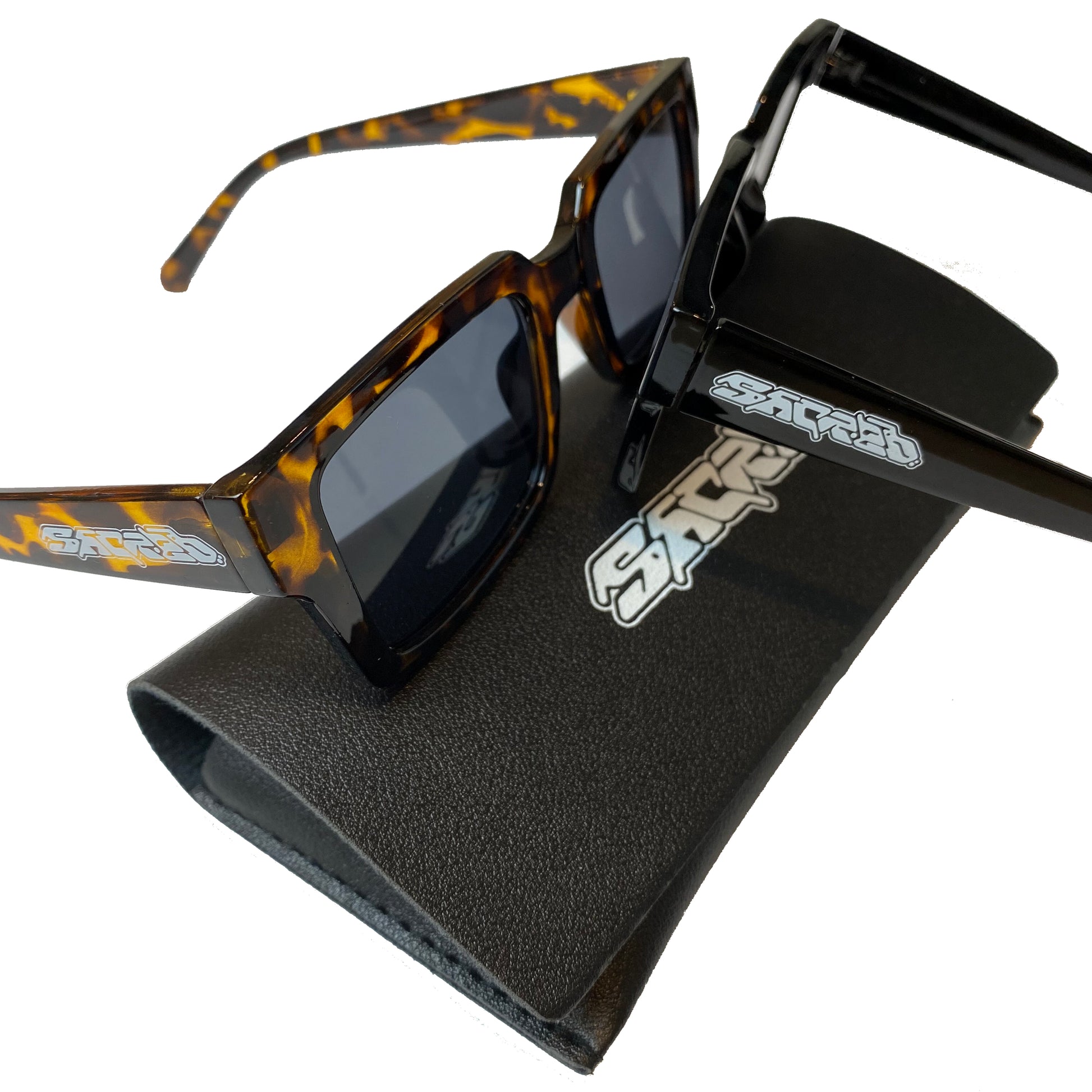 SACRED- Cyber Logo Sunglasses (Black)