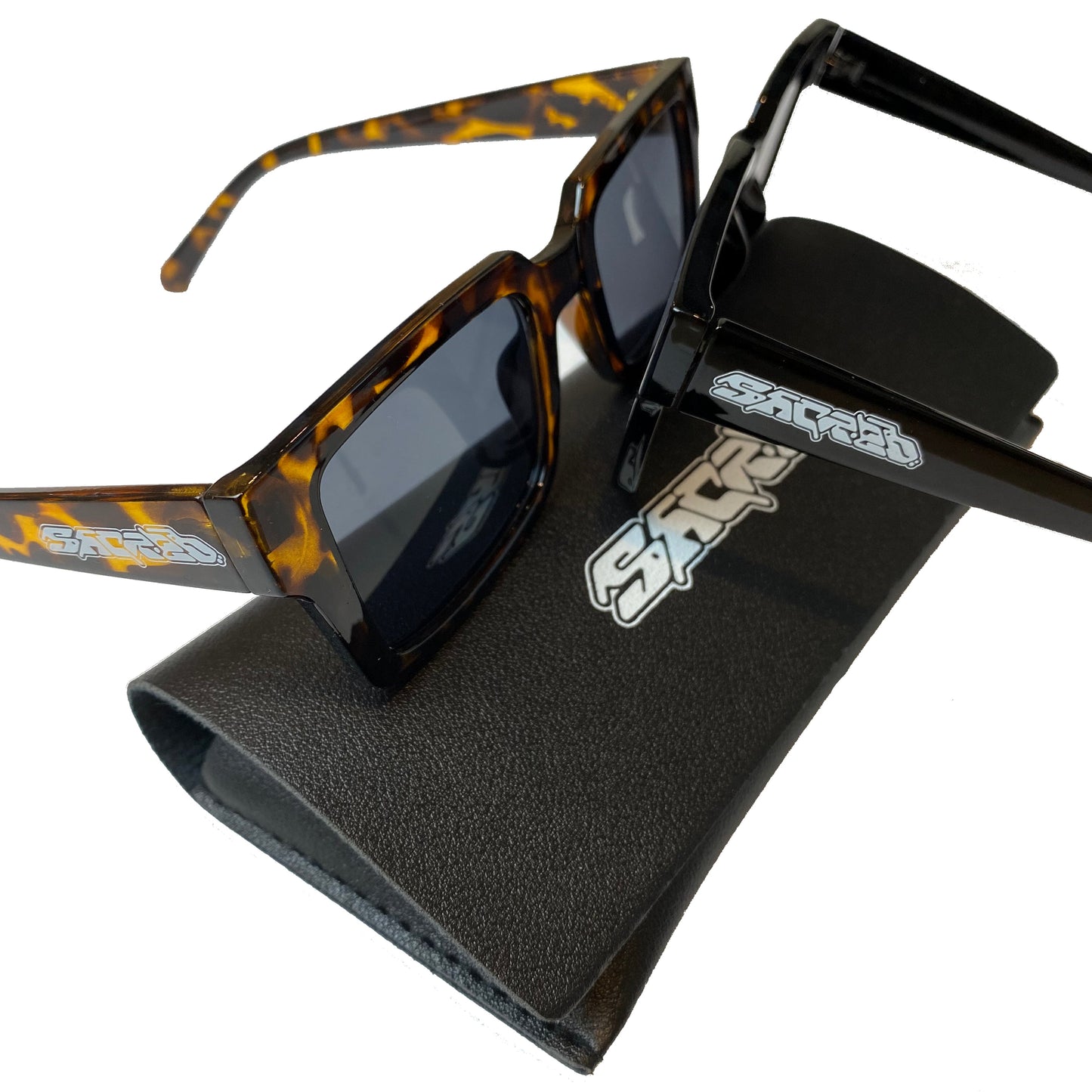 SACRED- Cyber Logo Sunglasses (Tortoise)