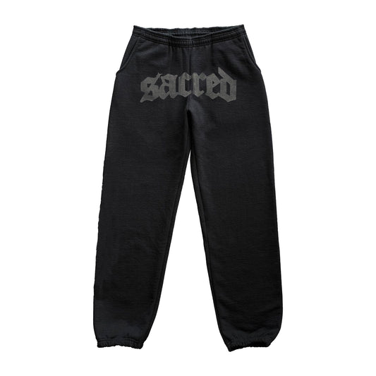 SACRED- Logo Sweatpants (Black)