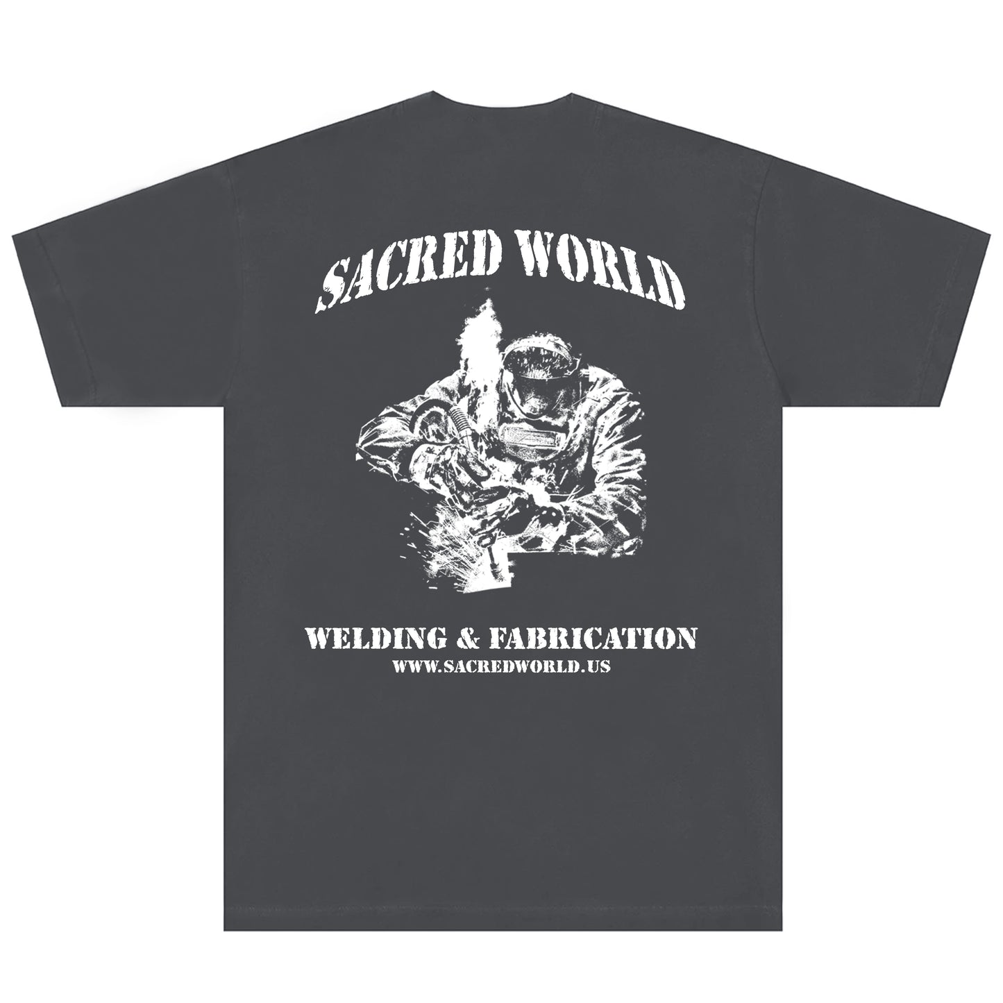 SACRED- Welding Tee (Charcoal Grey)